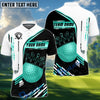 BlueJose Golf Champion Golden Personalized Name, Team Name 3D Shirt (6 Colors)