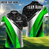 BlueJose Golf Metallic Plate Pattern Personalized Name, Team Name 3D Shirt (6 Colors)