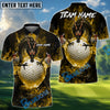 BlueJose Golf Mystic Dragon Fire Personalized Name, Team Name 3D Shirt (6 Colors)
