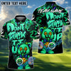 BlueJose Disc Golf Bear Scary Teddy Graffiti Style Personalized Name, Team Name 3D Shirt (4 Colors)