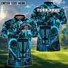 BlueJose Disc Golf Street Attitude Graffiti Pattern Personalized Name, Team Name 3D Shirt (4 Colors)
