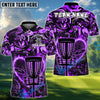 BlueJose Disc Golf Street Attitude Graffiti Pattern Personalized Name, Team Name 3D Shirt (4 Colors)