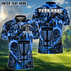BlueJose Disc Golf Street Attitude Graffiti Pattern Personalized Name, Team Name 3D Shirt (4 Colors)