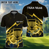BlueJose Disc Golf Thunder Strike Down Personalized Name, Team Name 3D Shirt (6 Colors)
