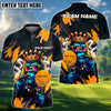 BlueJose Disc Golf King Ape Personalized Name, Team Name 3D Shirt (4 Colors)