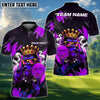 BlueJose Disc Golf King Ape Personalized Name, Team Name 3D Shirt (4 Colors)