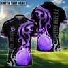 BlueJose Disc Golf Flame Premium Pattern Personalized Name, Team Name 3D Shirt (6 Colors)