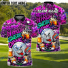 BlueJose Disc Golf Beer Graffiti Character Funny Drunk Personalized Name, Team Name 3D Shirt (6 Colors)