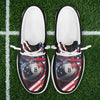 BlueJose Billiards 8 Ball American Flag Patriot Mesh Dude Shoes