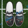 BlueJose Billiards 8 Ball Hell Flame Shark Mesh Dude Shoes (4 Colors)