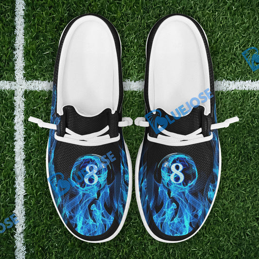 BlueJose Billiards Ball 8 Heavenly Flame Ver 2 Mesh Dude Shoes (4 Colors)
