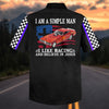 BlueJose I'm a Simple Man - I Like Racing And Believe in Jesus - Custom Photo Racing Shirt (9 colors)