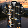 Bluejose Personalized Car Gold Classic Muscle Car Hibiscus Hawaiian Shirt