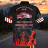 Bluejose Personalized Car "American Muscle Heritage" Flames Mustang Hawaiian Shirt