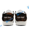 BlueJose Billiards Ball 8 & 9 Yinyang Dragon Tiger White Canvas Loafer Shoes ( 4 Colors )