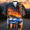 BlueJose Vintage Muscle Car Racing Hawaiian Shirt – Retro Drag Racing Aloha Shirt