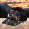BlueJose When Drag Racing Was King Horsepower Personalized Name 3D Cap