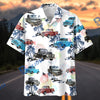 BlueJose Vintage American Pickup Truck Hawaiian Shirt – Retro Classic Truck Aloha Shirt
