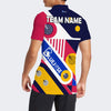 BlueJose Design Multicolor Dot Darts Personalized Name, Team Name Unisex Shirt