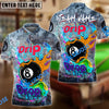 BlueJose Billiards Ball 8 Graffiti Jeans Style Personalized Shirt (2 Colors)