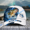BlueJose Fishing Blue Lava Classic Fin Personalized Cap (11 Breeds)