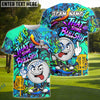 BlueJose Disc Golf Funny Cartoon Graffiti Style That's Some Bullshit Personalized Name, Team Name 3D Shirt (4 Colors)