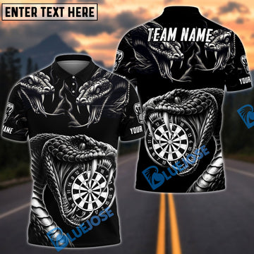 BlueJose Snake Darts Personalized Name, Team Name Shirt
