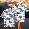 BlueJose Vintage American Pickup Truck Hawaiian Shirt – Retro Classic Truck Aloha Shirt