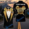 BlueJose Darts Gentleman Style Personalized Name, Team Name Shirt (6 Colors)