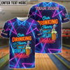 BlueJose Bowling Drinking Team Bowling Problem Customized Name, Team Name 3D Shirt