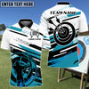 BlueJose Archery Target Customized Name 3D Shirt (4 Colors)