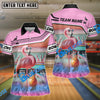 BlueJose Bowling Phoenix Flamingo Customized Name, Team Name 3D Shirt