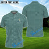 BlueJose St Patrick's Day Shamrock Golf And Beer Green Golf Shirt, Polo Shirts For Men, Golf Shirts For Men