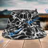 BlueJose Black Wave Bucket Hat