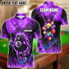 BlueJose Billiards Funny Fire 8 Ball Personalized Name & Team Name Shirt (4 Colors)