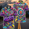 BlueJoses Archery Graffiti Customized Name 3D Shirt (4 Colors)