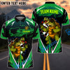 BlueJose Darts Lightning Turtle Customized Name, Team Name 3D Shirt (4 Colors)
