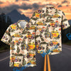 BlueJose Personalized Hot Rod Yellow Desert Hawaiian Shirt