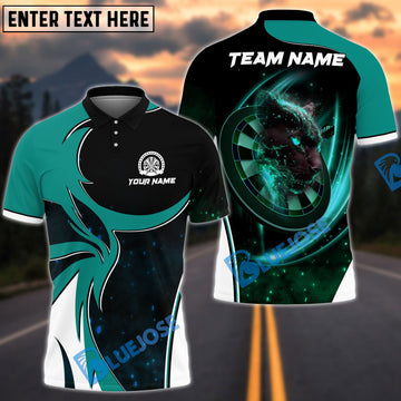 BlueJose Lightning Panther Darts Personalized Name, Team Name Shirt (6 Colors)