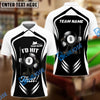 BlueJose Billiards Ball 8 Pool I'd Hit That Personalized Name Shirt (4 Colors)