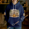 BlueJose Racoon Camping We Will Get There When We Get There Personalized Name Shirts