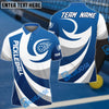 BlueJose Pickleball Fire Wing Pattern Personalized Name, Team Name Unisex Shirt (4 Colors)