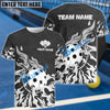 BlueJose Pickleball On Fire Personalized Name, Team Name Unisex Shirt (4 Colors)