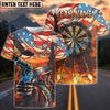 BlueJose Darts American West Cowboy Skull Personalized Name Shirt