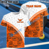 BlueJose Pink Pattern Pickleball Spirit Name & Team Name 3D Shirts (4 Colors)