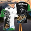 BlueJose Darts Skull Reaper Play Personalized Name, Team Name Shirt (4 Colors)