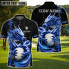 BlueJose Golf Golden Dragon Aura Personalized Name, Team Name 3D Shirt (6 Colors)