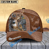BlueJose Leather Patch Hunting Camo Cap Pattern Multicolor Personalized Cap