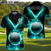 BlueJose Golf Fire Phoenix Customized Name, Team Name 3D Shirts (4 Colors)
