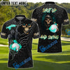 BlueJose Golf Ball Reaper Grim Pattern Customized Name, Team Name 3D Shirts (4 Colors)